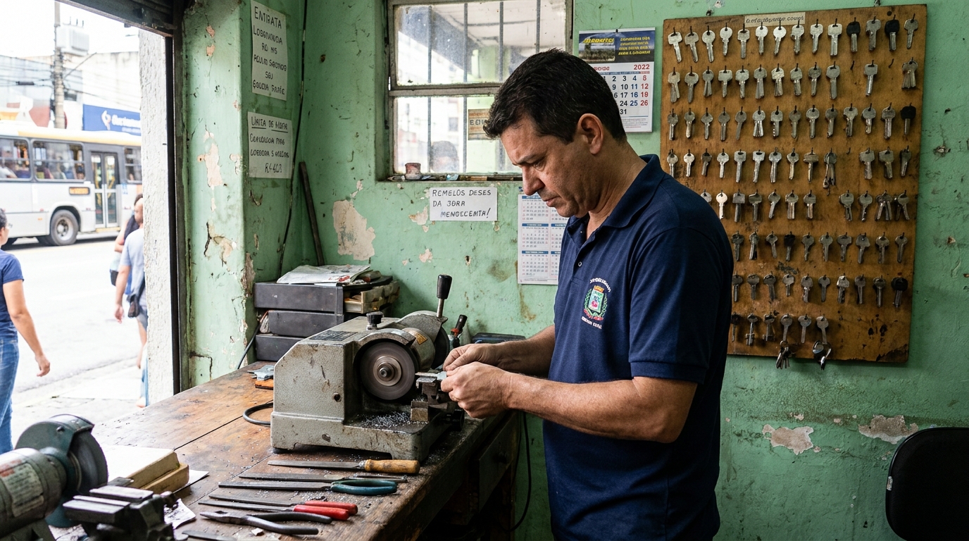 Cópia de Chave Residencial profissional em Campinas‑SP