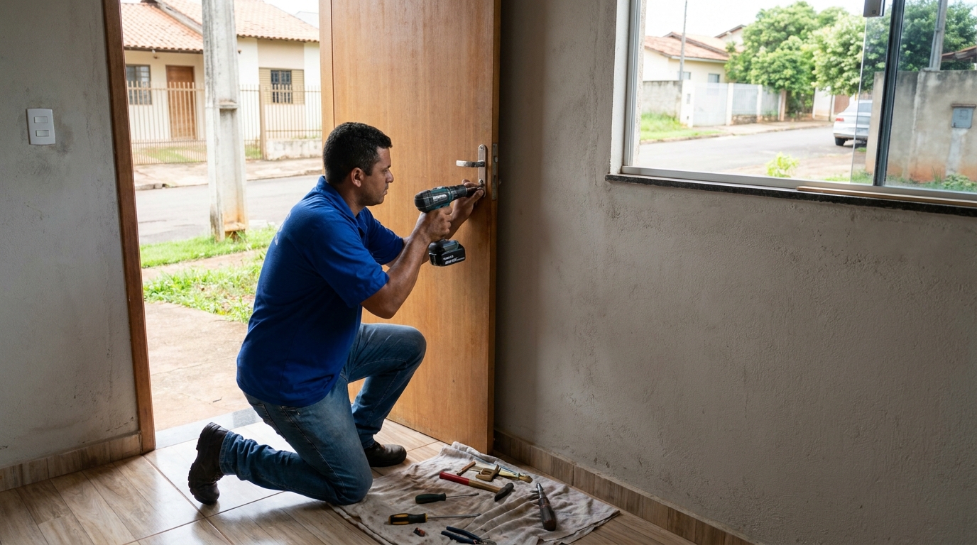 Instalação de Fechadura Residencial profissional na Vila IAPI, Campinas‑SP