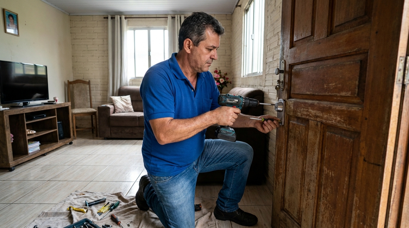 Serviço de Instalação de Fechadura Residencial na Vila IAPI, Campinas‑SP